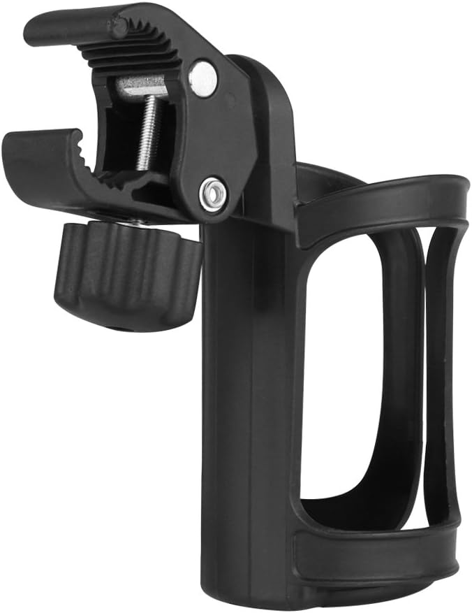 Bike Cup Holder, Bike Water Bottle Holders, Universal 360 Degrees Rotation Cup Holder for Bicycle, Stroller, Scooter, Walker, Wheelchair, Bike Bottle Holders for Kids Adults, 1 Pack - Image 3