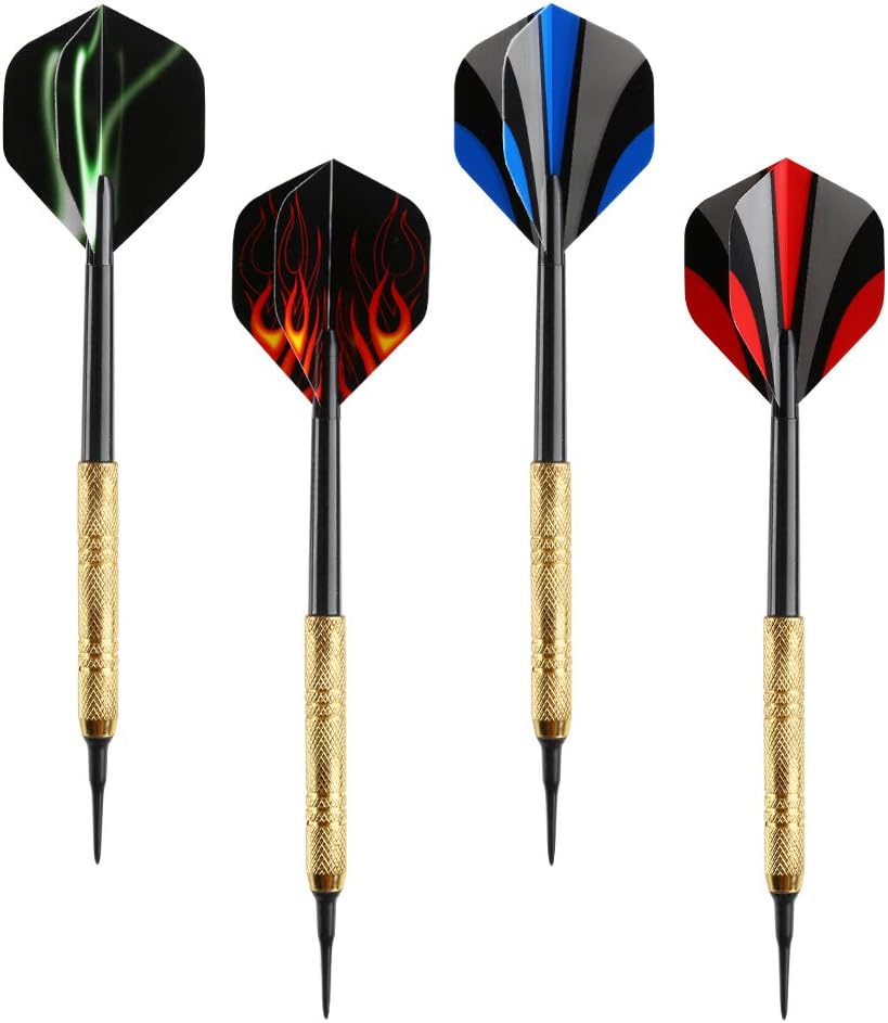 12 Pcs Darts Plastic Tip, Soft Tip Darts Set, 14g Plastic Tipped Dart, Attach Extra 36 Black 2BA Replacement Tips, Soft Tip Darts for Electronic/Plastic Dartboard - Image 2