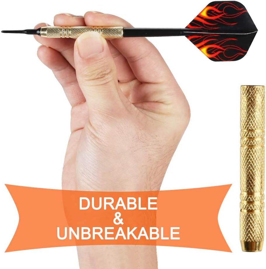 12 Pcs Darts Plastic Tip, Soft Tip Darts Set, 14g Plastic Tipped Dart, Attach Extra 36 Black 2BA Replacement Tips, Soft Tip Darts for Electronic/Plastic Dartboard - Image 3