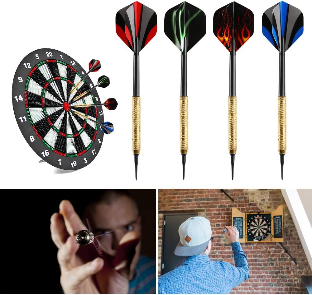 12 Pcs Darts Plastic Tip, Soft Tip Darts Set, 14g Plastic Tipped Dart, Attach Extra 36 Black 2BA Replacement Tips, Soft Tip Darts for Electronic/Plastic Dartboard - Image 8