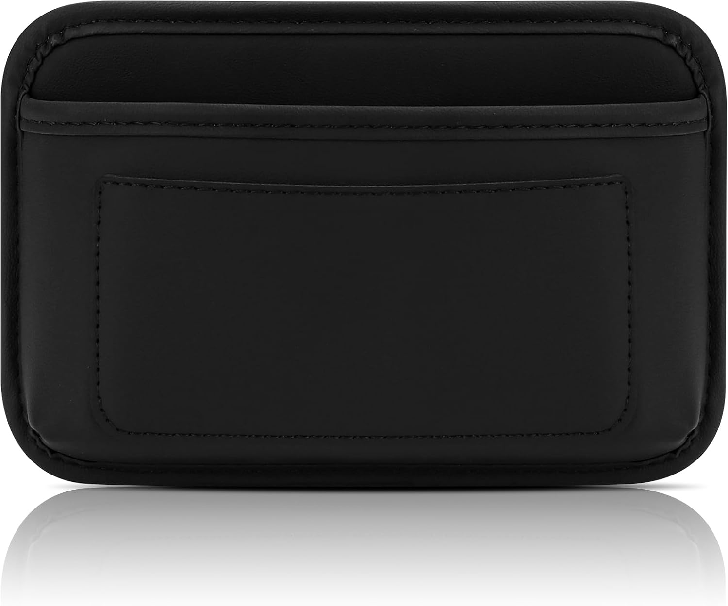Universal Car Side Pocket Organizer, PU Leather Car Pocket Pouch Cell Phone Sunglasses Holder, Car Phone Pocket Organizer Accessories for Car Seat, Door, Window, Console - Image 1