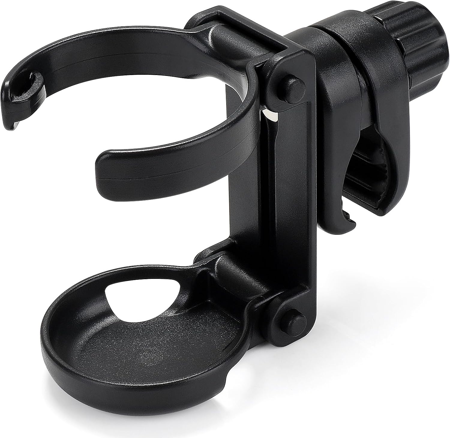 Stroller Cup Holder, Foldable Universal Cup Holder, 360 ° Rotatable Bottle Holder for Stroller, Bike, Wheelchair, Walker, Scooter ﻿ - Image 1