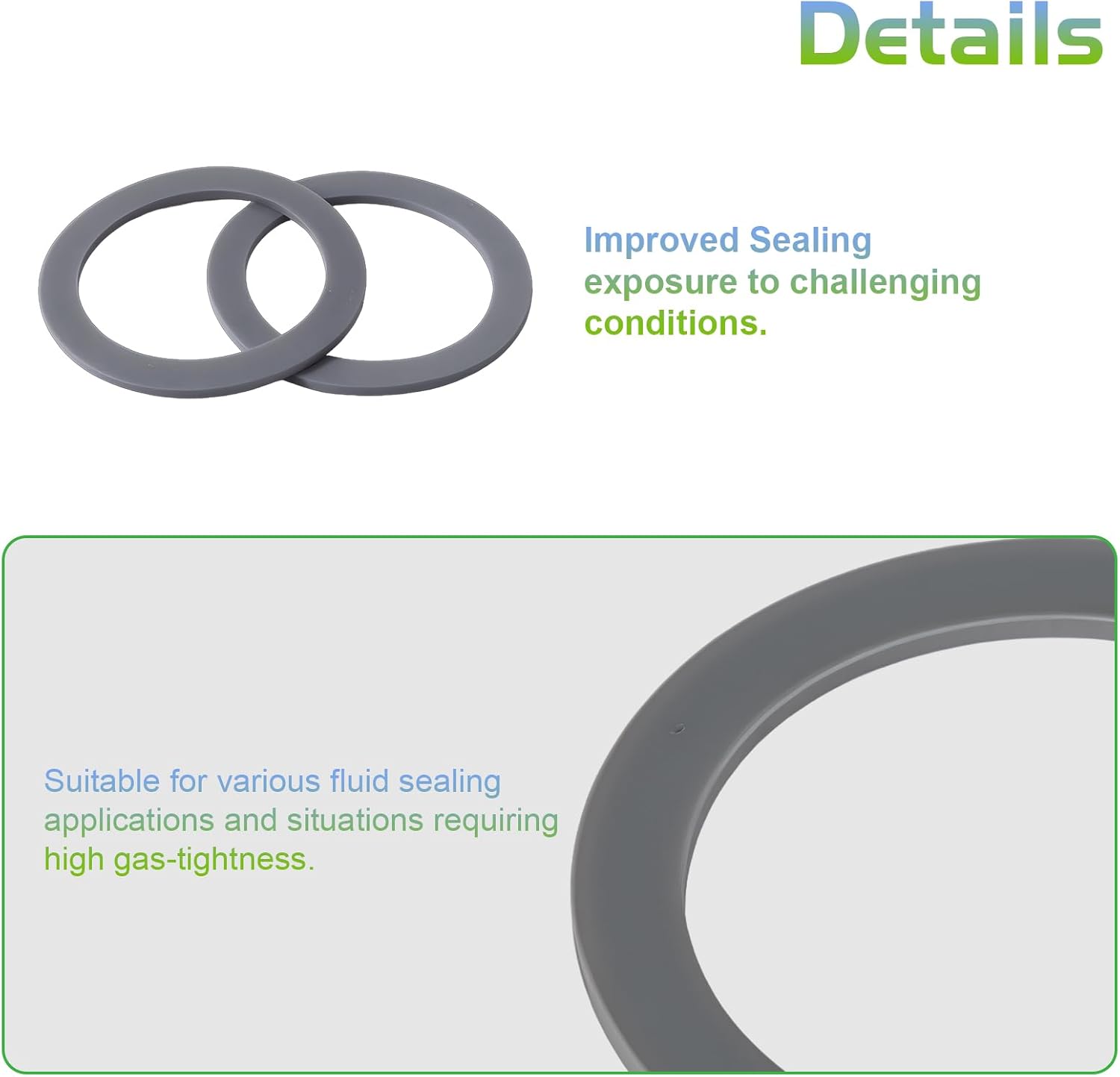 Oster Blender Replacement Parts Kit - 6-Fin Ice-Crushing Blade, Jar Base Cap, and Two Rubber O-Ring Gaskets (4-Piece Accessory Refresh Set) - Image 6