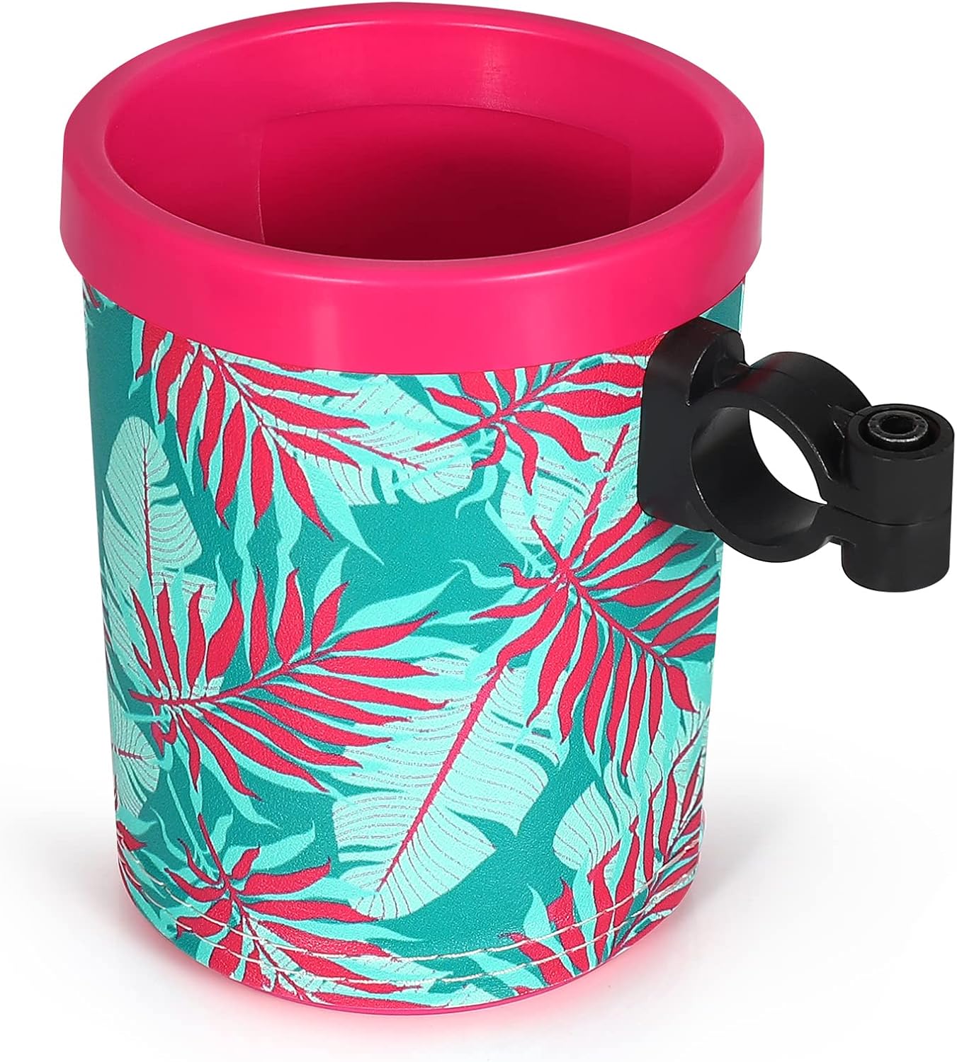 Bike Cup Holder, Bike Water Bottle Holders, Universal Bar Drink Cup Can Holder for Bicycles, Motorcycles, Scooters, Black - Image 1