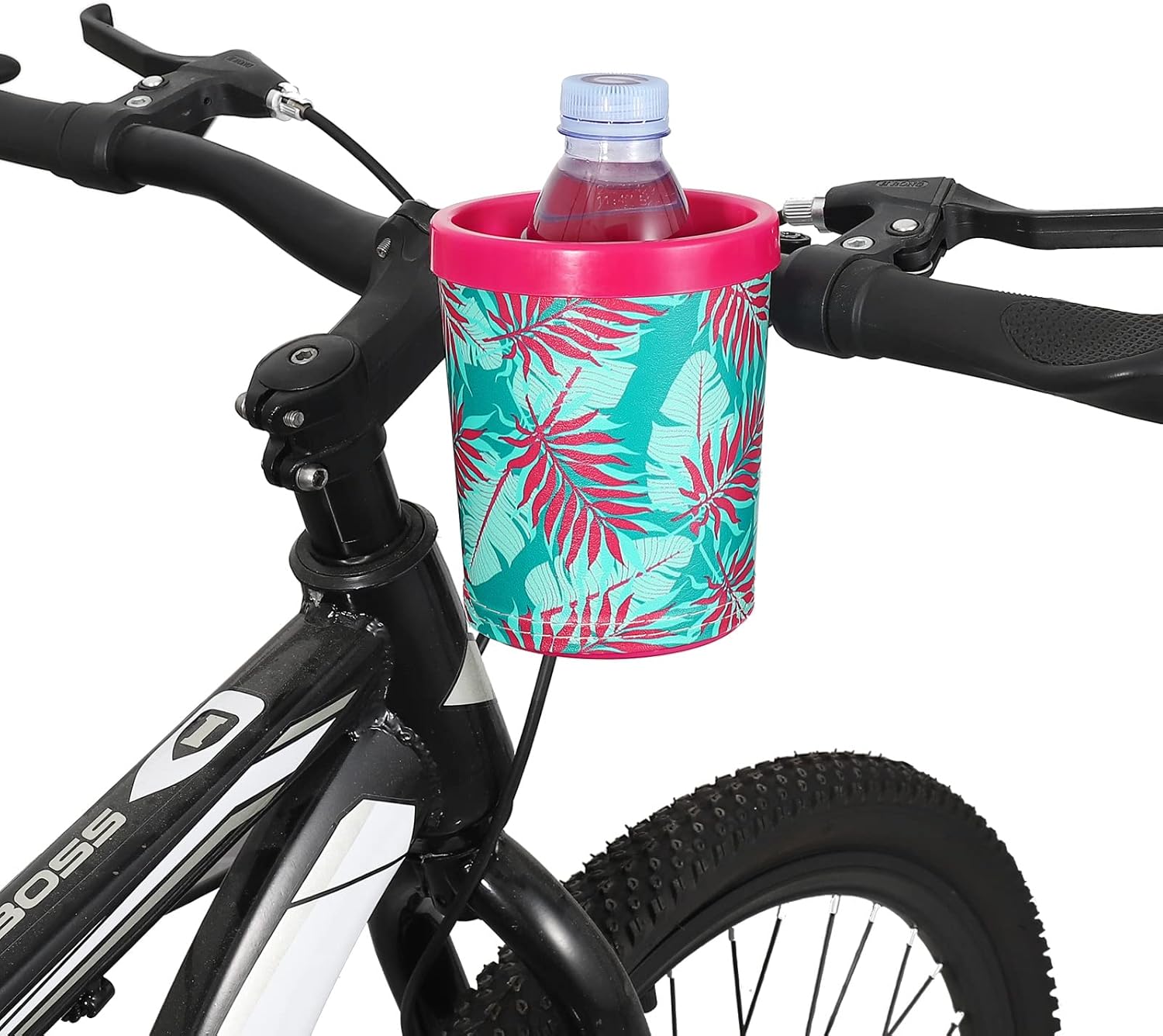 Bike Cup Holder, Bike Water Bottle Holders, Universal Bar Drink Cup Can Holder for Bicycles, Motorcycles, Scooters, Black - Image 5