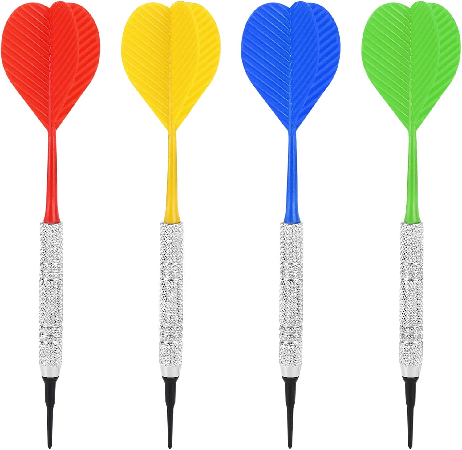 12 Pack Soft Tip Darts, Bar Dart, Plastic Tip Darts Set, Attach Extra 100 Black 2BA Replacement Tips, Soft Tip Darts for Electronic/Plastic Dartboard - Image 2