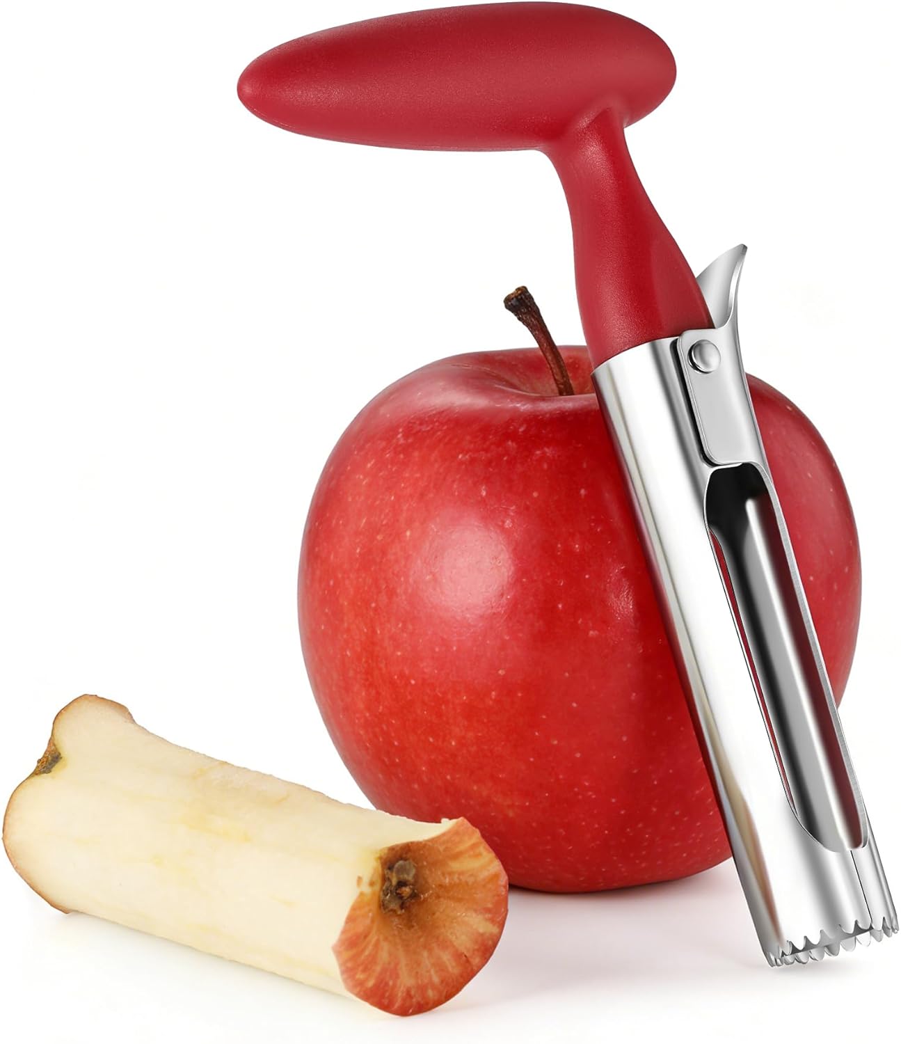 Apple Corer, Stainless Steel Apple Core Remover Tool,Dishwasher Safe - Image 1