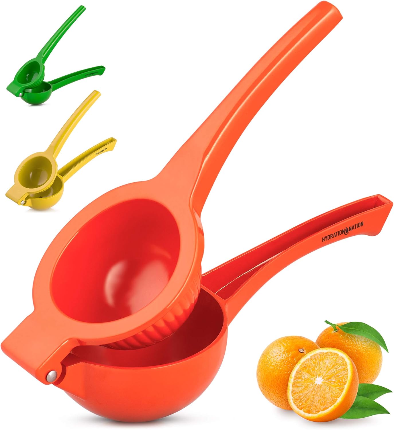Orange Squeezer - Single Bowl Metal Citrus Juicer Extracts Oranges In Seconds - Easy To Squeeze Manual Press Juicer - Image 1