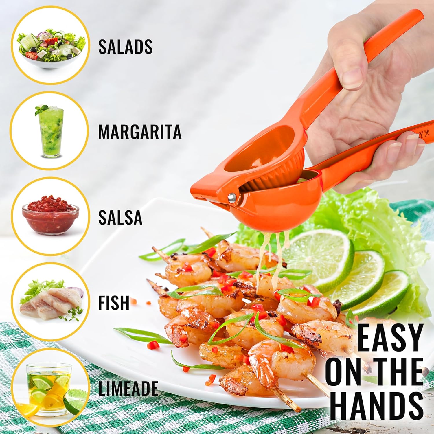 Orange Squeezer - Single Bowl Metal Citrus Juicer Extracts Oranges In Seconds - Easy To Squeeze Manual Press Juicer - Image 6