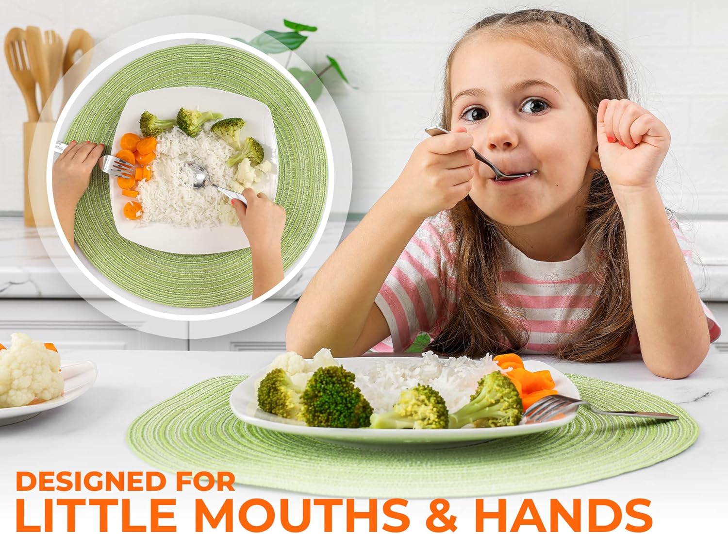 4-Piece Toddler Utensils - Child and Toddler Silverware Set for Self Feeding - Smooth Edged Kids Silverware Stainless Steel, Mirror Polished, Dishwasher Safe (4 Spoons) - Image 3