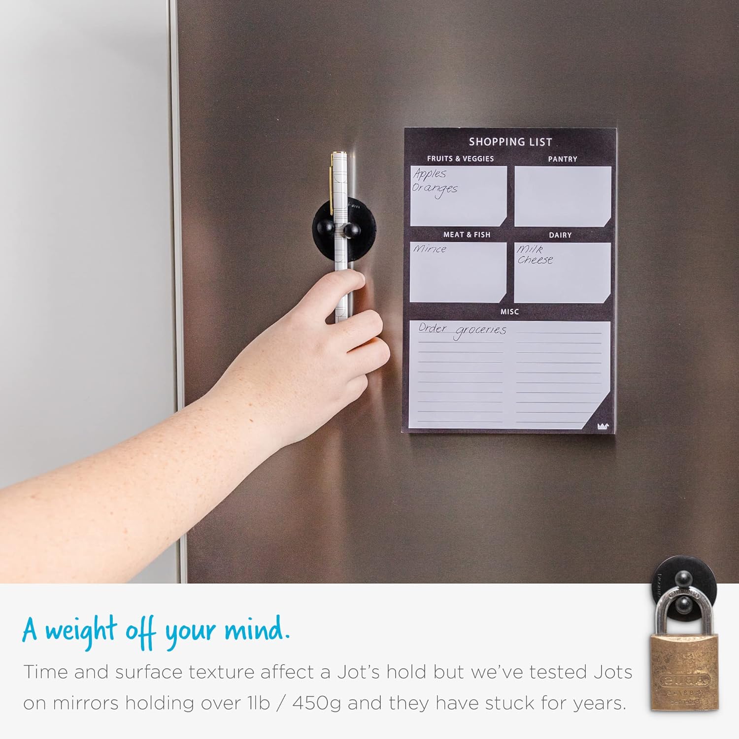 Jot Super Strong, Everyday, Multi-Purpose PVC Suction Hooks & Holders - Pack of 4, Clear - Image 5