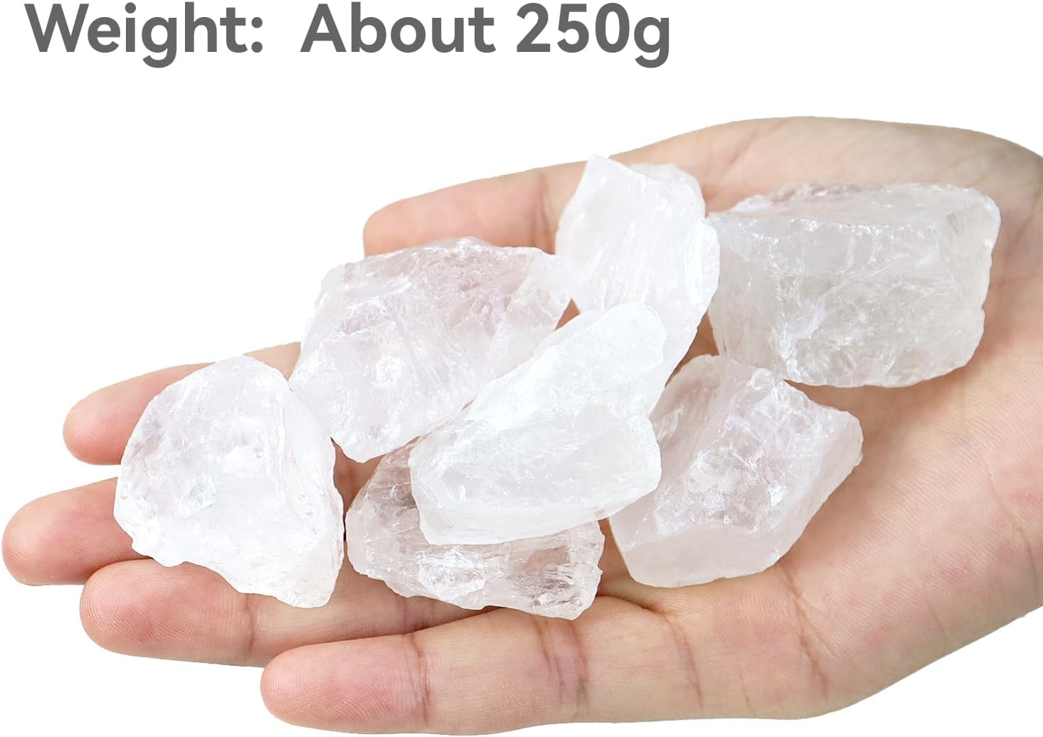 0.55 lb Natural Raw Stones Rough Stones Crystal 1.25-2.0