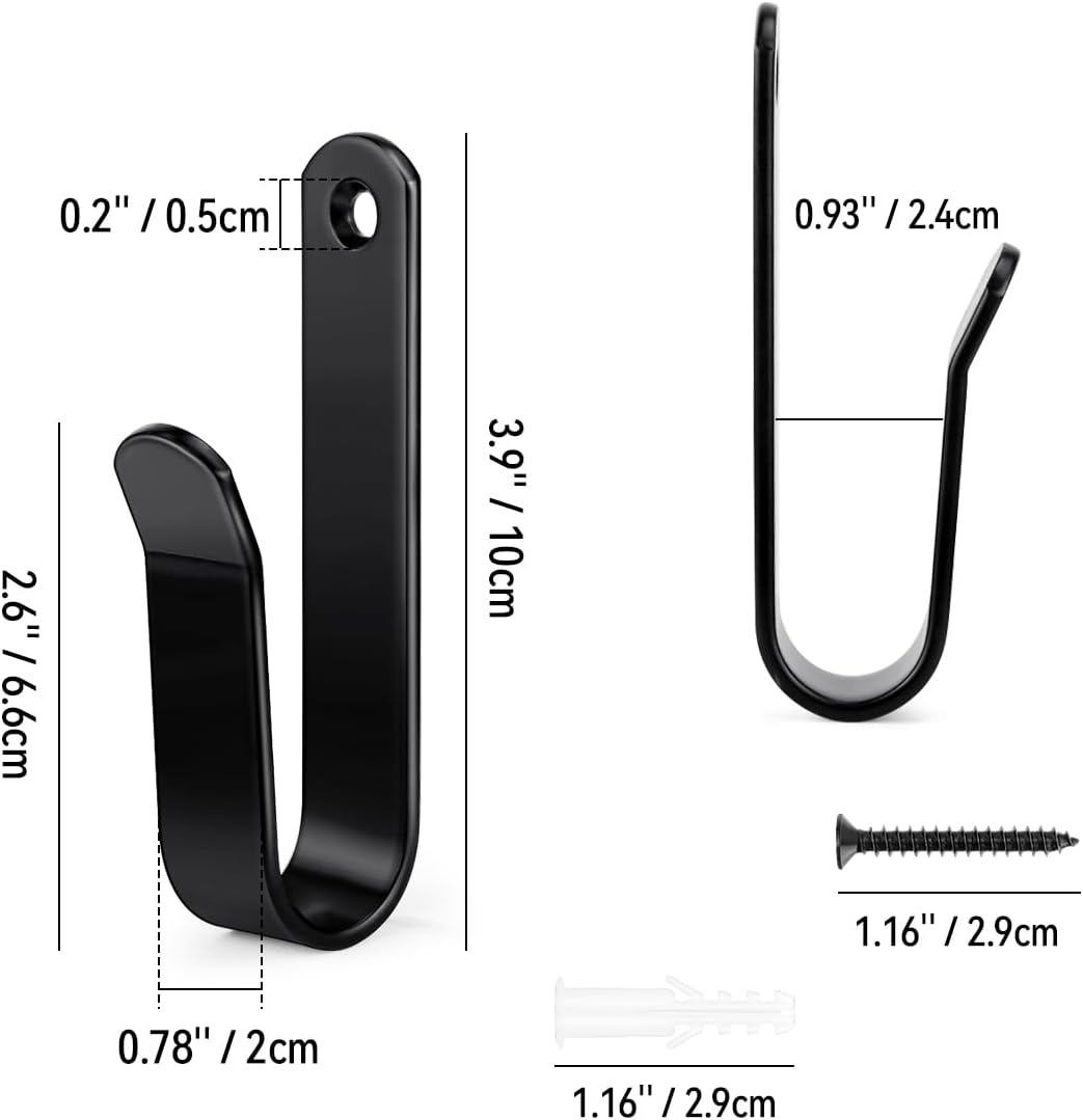 Snowboard Wall Mount Clips, Horizontal Snowboard Rack Display Stand, Snowboard Wall Mount Clips for Surfboards Skateboards Skis Home Garage - Image 3