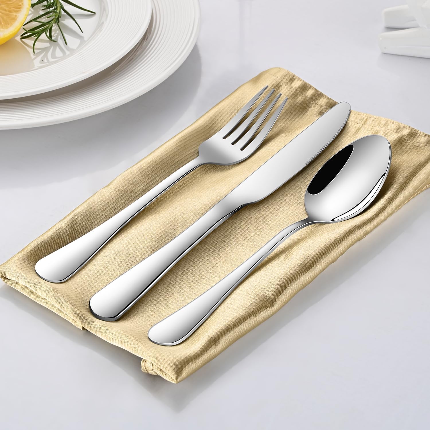 8-Piece 6.7 Inches Stainless Steel Tea Spoon,Durable Dishwasher Safe Teaspoons,Silverware Dessert Spoons For Kitchen,Small Spoons For Restaurant,Hotel - Image 7