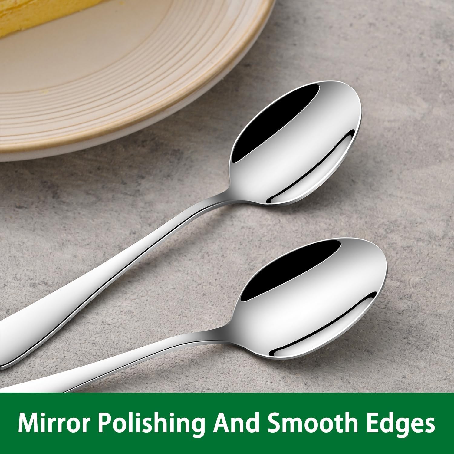 Small Teaspoon,5.5 Inches Stainless Steel Tea Spoons Set Of 8,Espresso Spoon,Durable Dishwasher Safe Small Coffee Spoons,Mini Demitasse Spoon For Dessert - Image 4