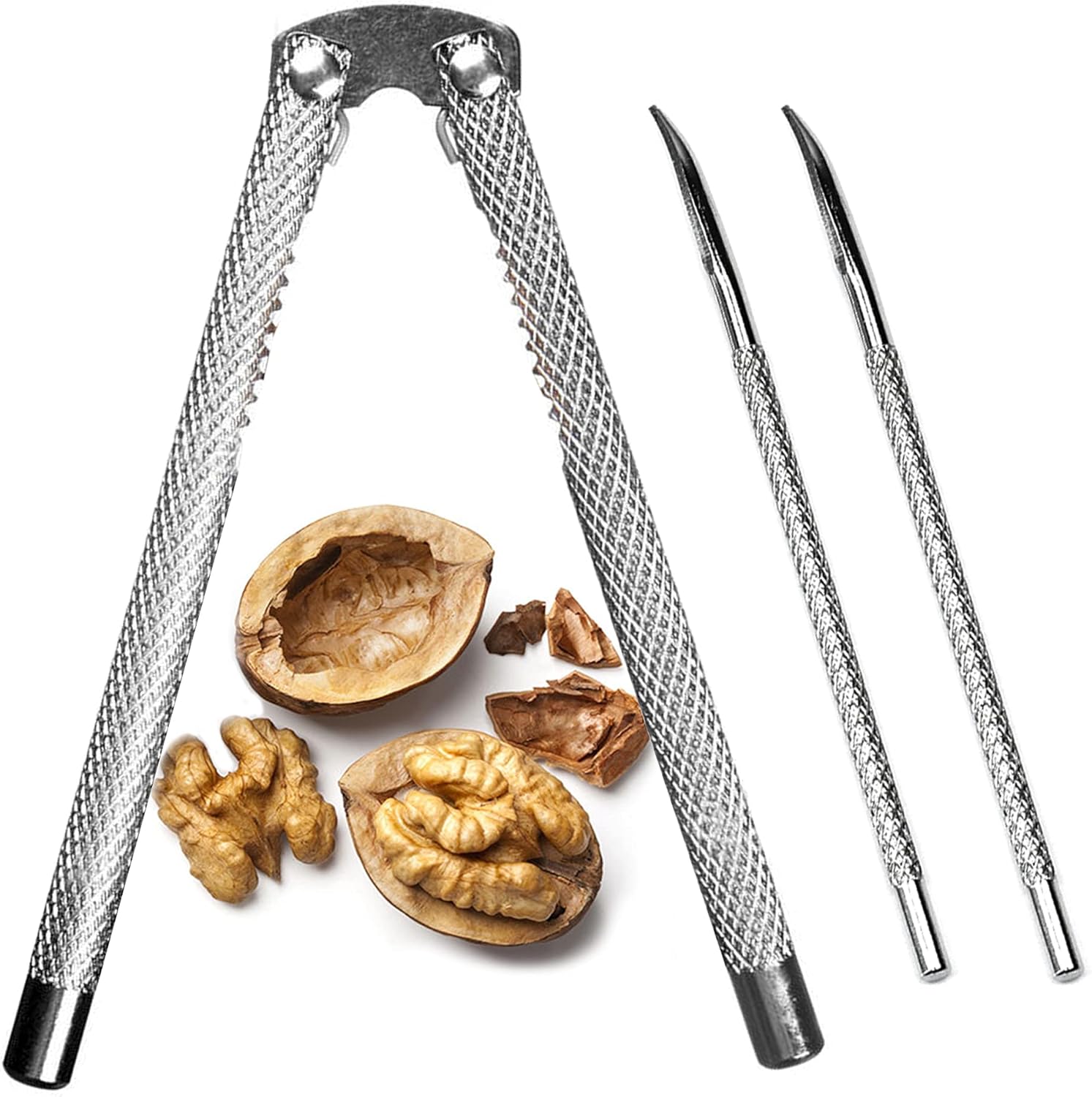 Nut Cracker Set, Nutcracker Tool, Lobster or Crab Cracker - Image 1