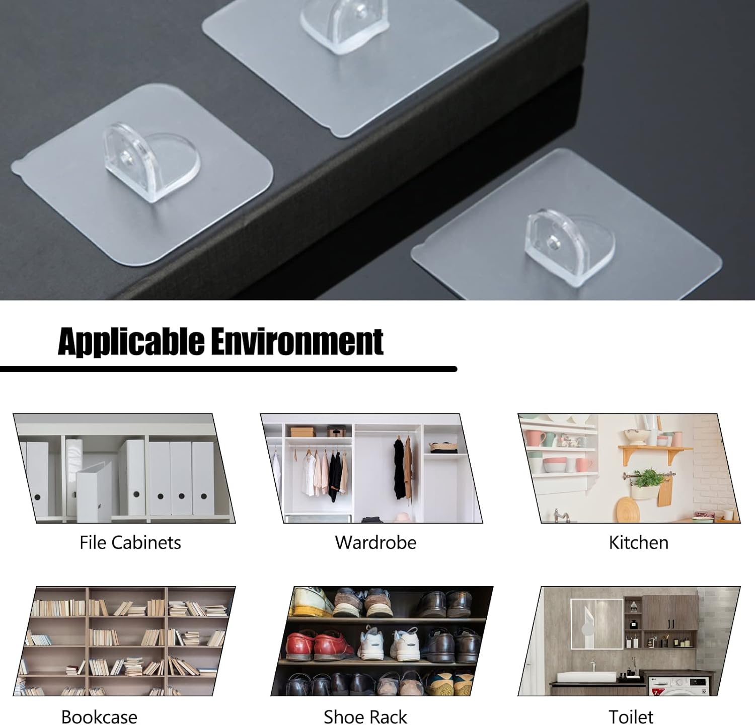 Adhesive Shelf Bracket 2.8