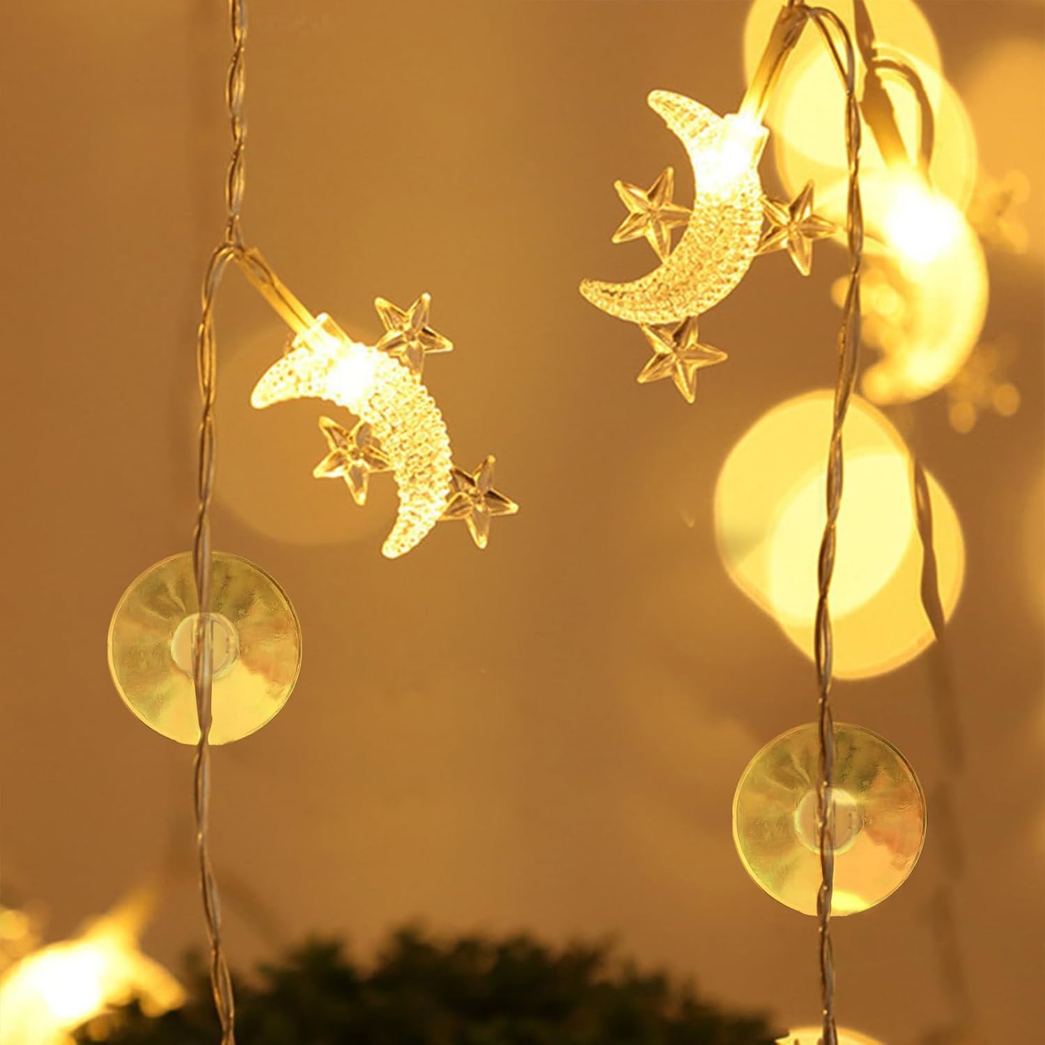 Christmas Light String Suction Cup Holders & Hooks for Seasonal Lights & Xmas Decorations (50Pcs) - Image 6
