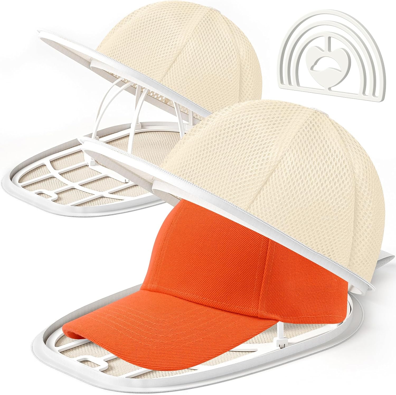 Coopahce Hat Washer for Washing Machine, Hats Cleaner for Baseball Caps, Hat Washing Cage Cap Washer, Dishwasher Hat Holder - Image 1