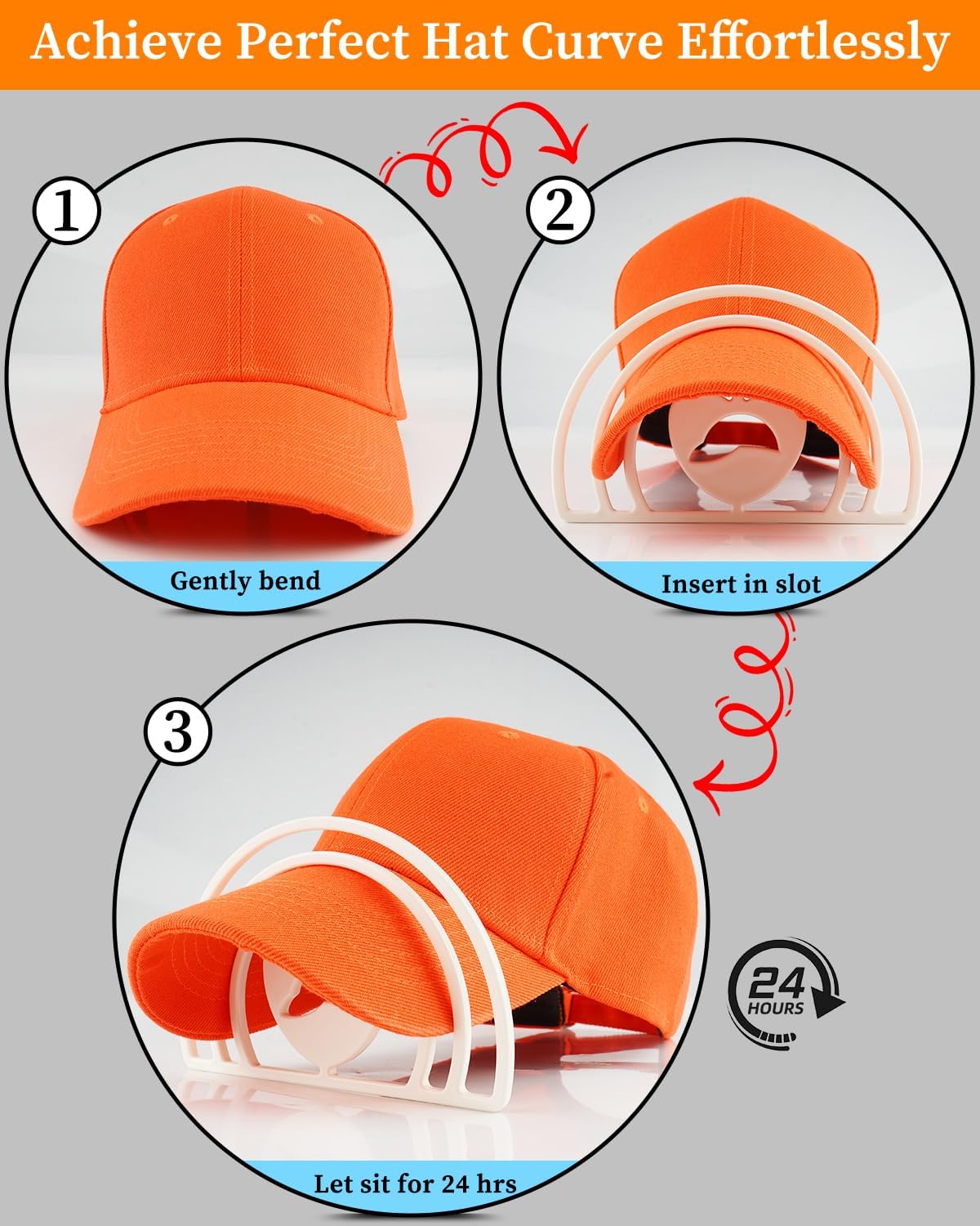 Coopahce Hat Washer for Washing Machine, Hats Cleaner for Baseball Caps, Hat Washing Cage Cap Washer, Dishwasher Hat Holder - Image 5