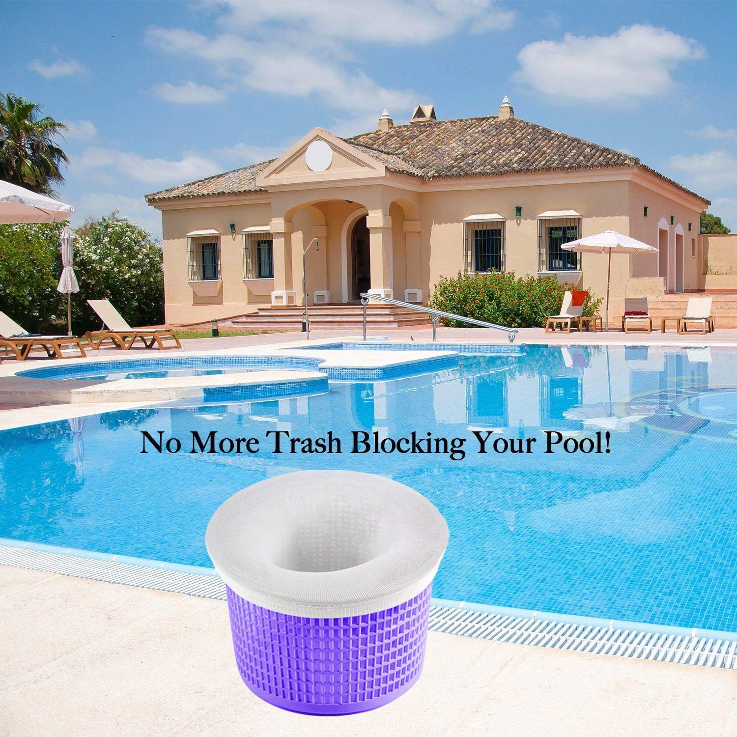 30-Pack of Pool Skimmer Socks - Filters Baskets, Skimmers Cleans Debris and Leaves for In-Ground and Above Ground Pools - Image 7