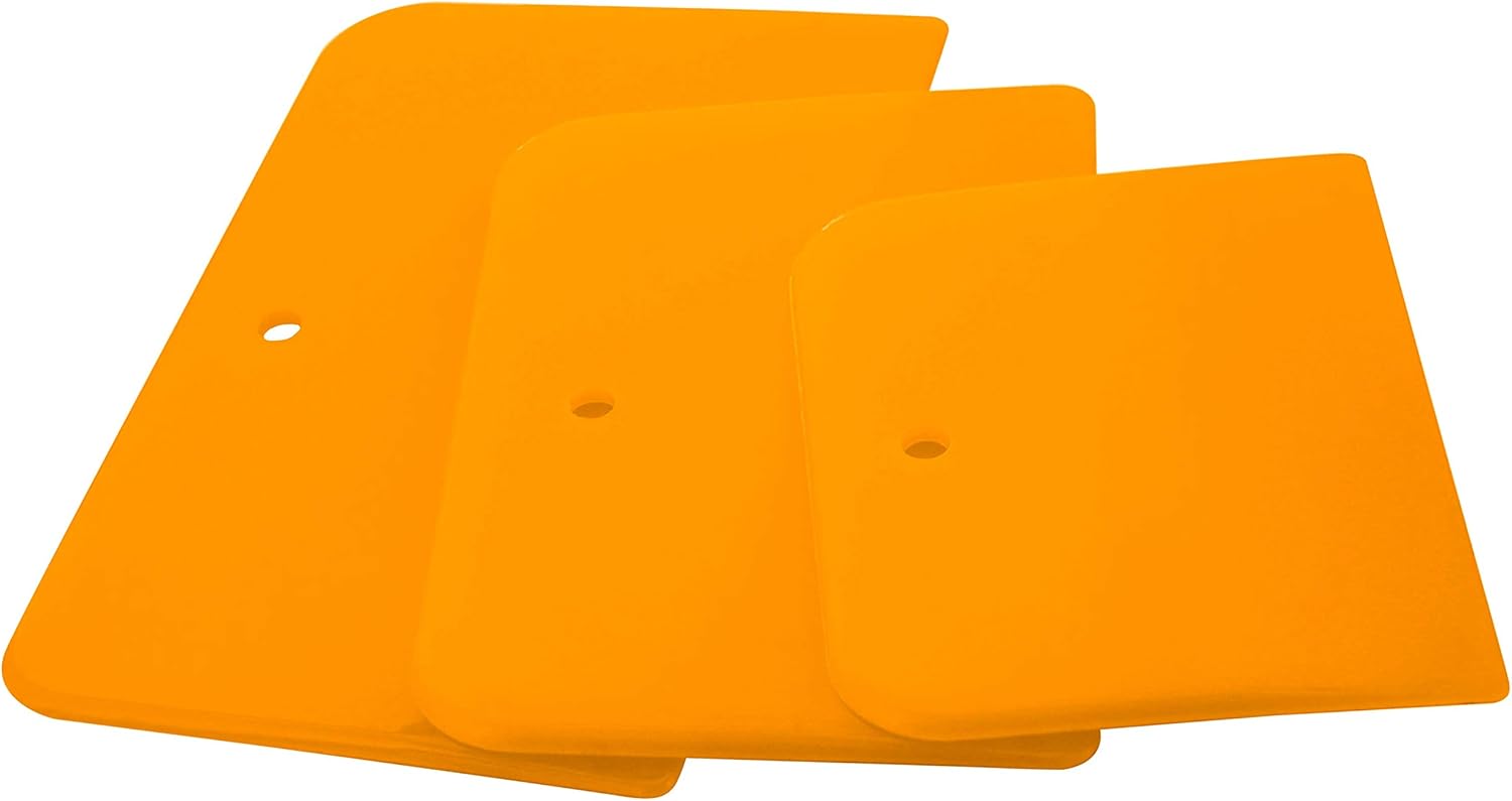 4, 5, & 6 Inch Plastic Body Filler Spreader Tools for Automotive Body Fillers, Putties, Glazes, Epoxy Resin, Caulk, Glues - Plastic Spreader Tool Variety Pack - Image 1