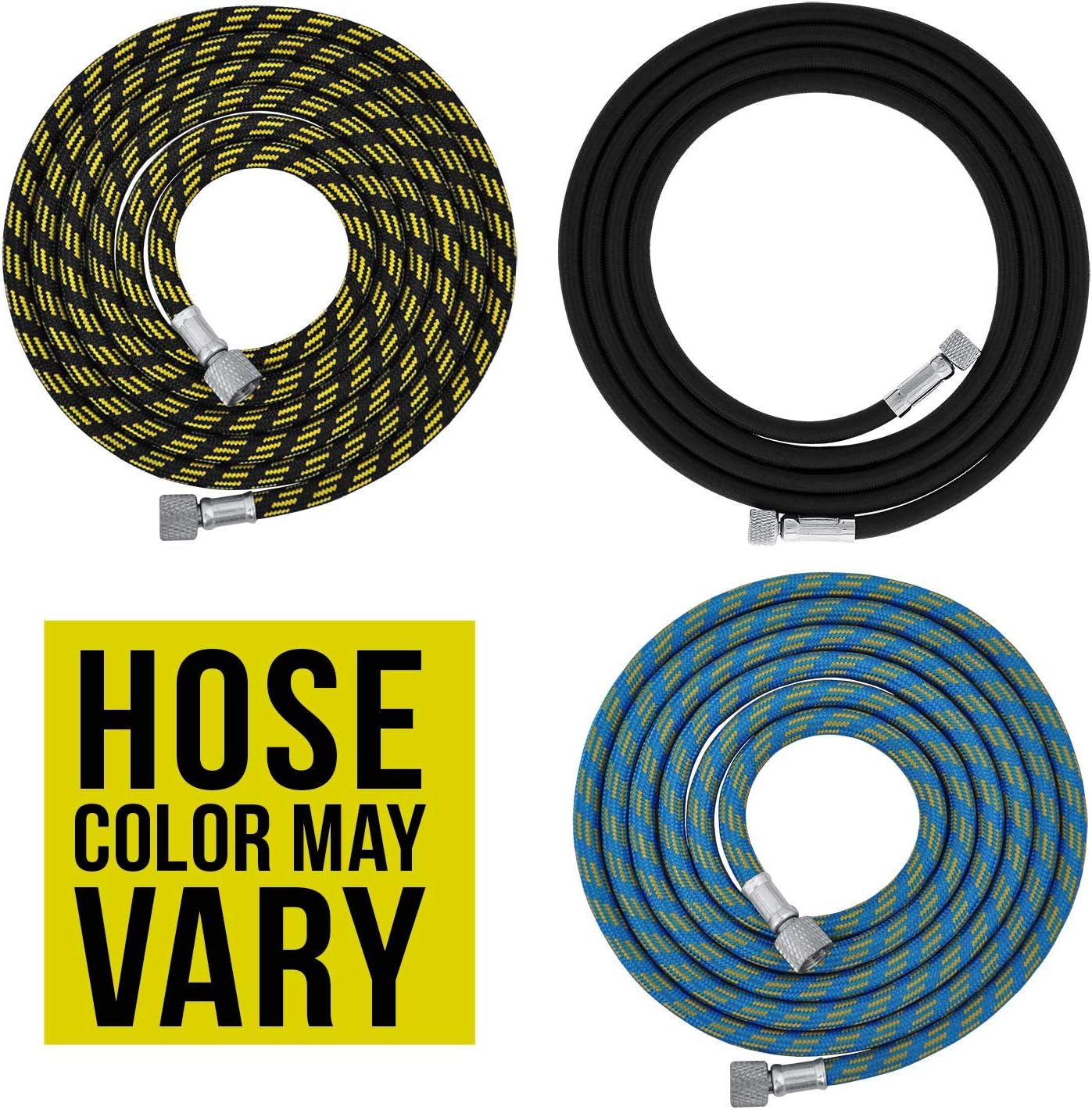Premium 10 Foot Nylon Braided Airbrush Hose with Standard 1/8