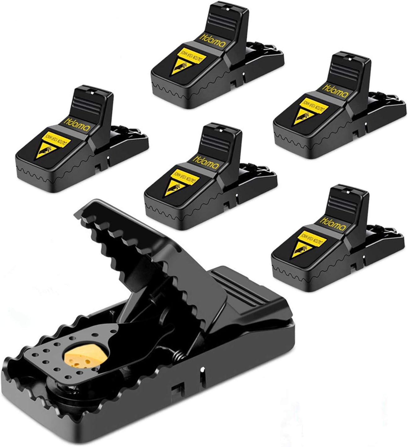 Mouse Trap, Mouse Traps That Work Small Mice Trap Outdoor Indoor Best Snap Traps for Mouse/Mice Safe and Reusable 6 Pack Quick Kill Mice Traps - Image 1