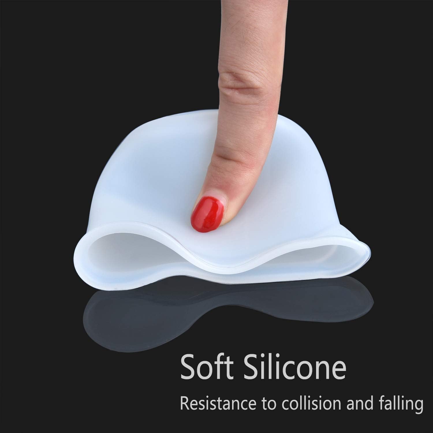 6Pcs 100ml Silicone Measuring Cups DIY Resin Glue Tools Cup for Making Handmade Craft Nonstick Silicone Mixing Cup - Image 2