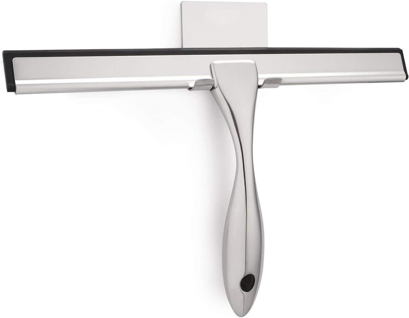 All-Purpose Shower Squeegee for Shower Doors, Bathroom, Window and Car Glass - Stainless Steel, 10 Inches - Image 1
