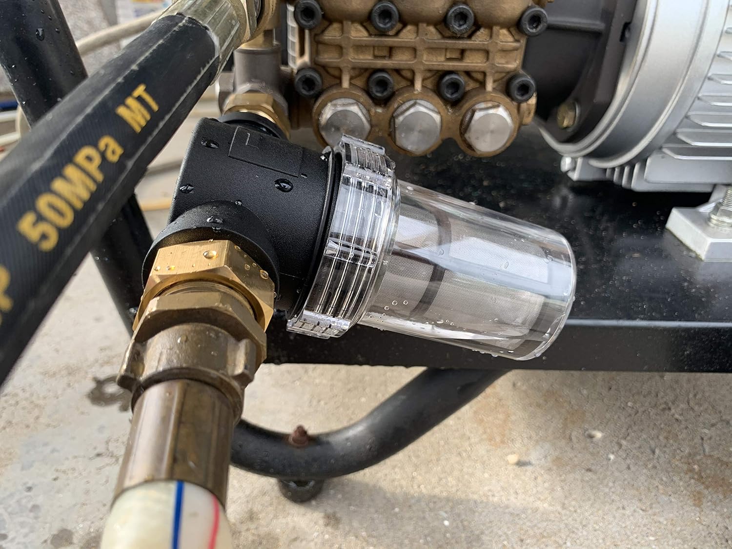 Garden Hose Filter for Pressure Washer inlet Water, Inline Filter for Sediment, 40 Mesh Screen, Extra 100 Mesh - Image 2