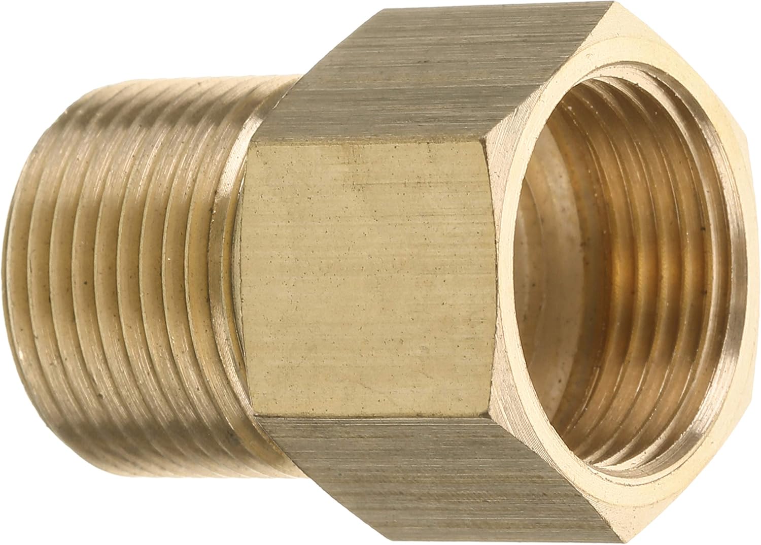 Pressure Washer Coupler, Metric M22 15mm Male Thread to M22 14mm Female Fitting, 4500 PSI - Image 1