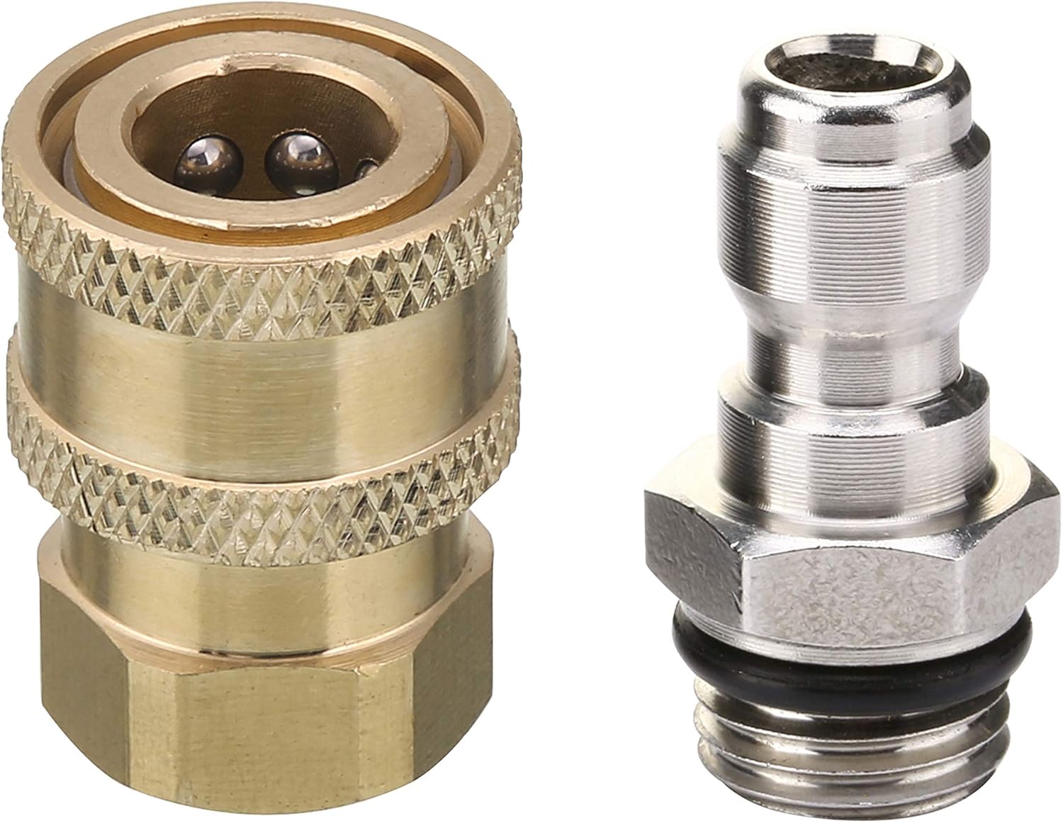 Pressure Washer Adapter Set, 1/4 Inch Quick Disconnect Kit, 5000 PSI - Image 1