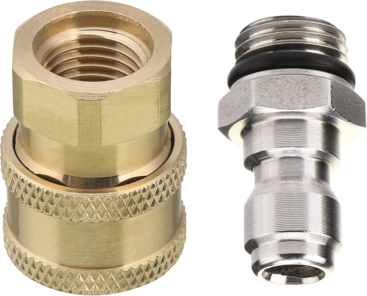 Pressure Washer Adapter Set, 1/4 Inch Quick Disconnect Kit, 5000 PSI - Image 3