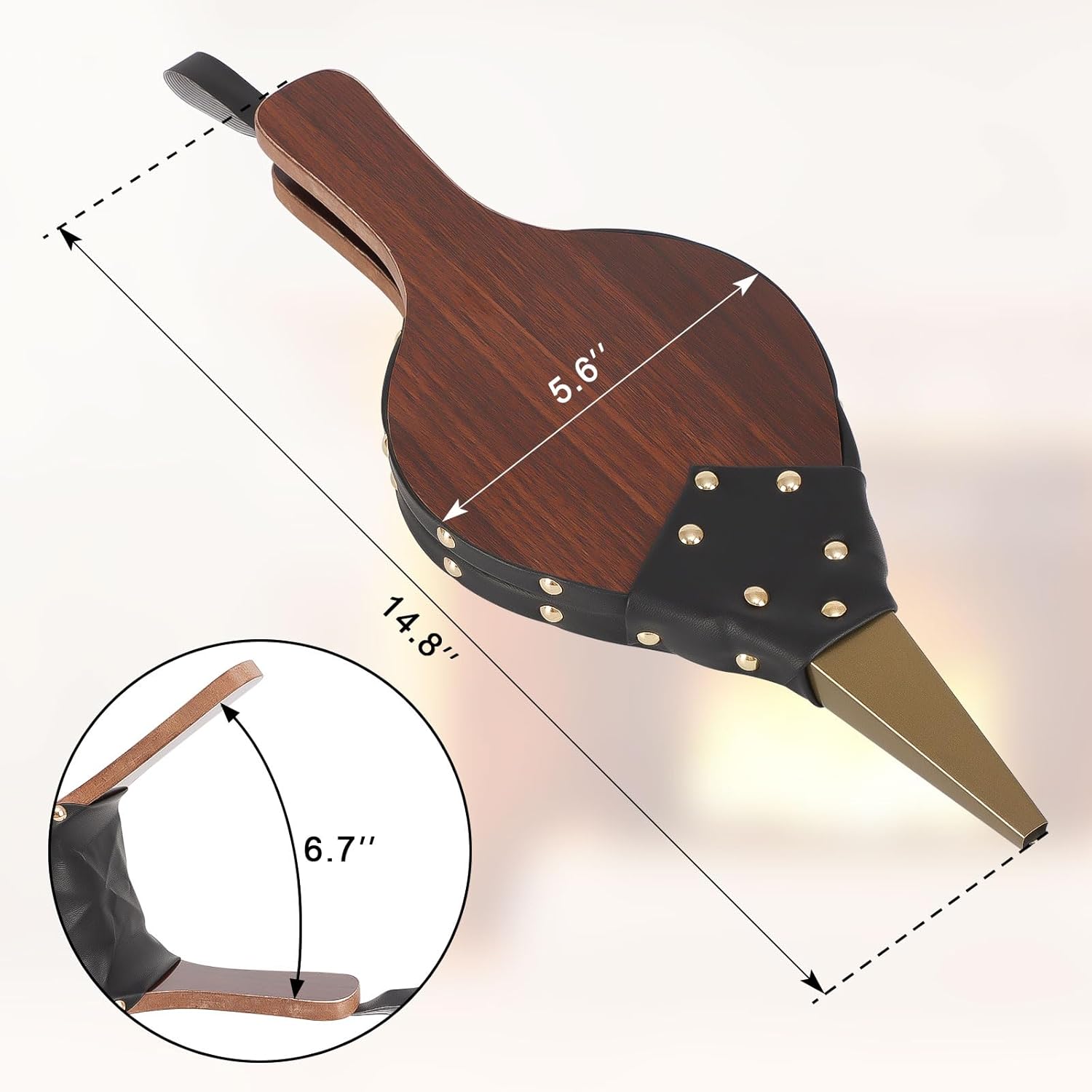 Fireplace Bellows Air Blower Cast Nozzle 14.8