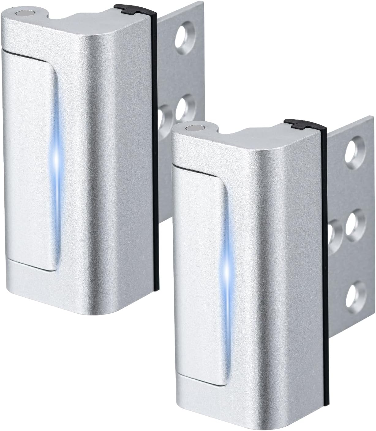 2 Pack Home Security Door Lock,Childproof Door Reinforcement Lock,with 3