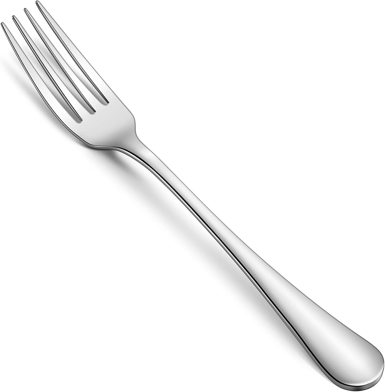 Dinner Forks Set, Food-Grade 18/8 Stainless Steel Forks Silverware, Mirror Polished, Dishwasher Safe - Set of 12, 8 Inches - Image 1