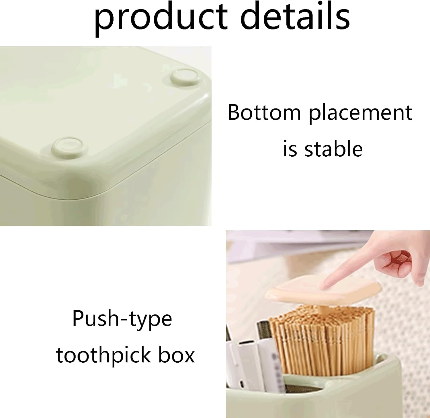 2 Pack Desk Organizer with Compartments for Pens and Toothpicks - Office Supply Storage Solution - Image 3