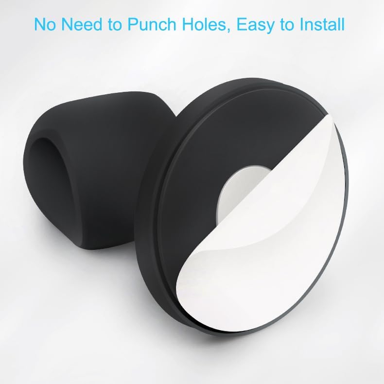 Door Stopper Door Holder 1 Piece Door Buffer Door Stop for Indoor Outdoor Use Brown - Image 4