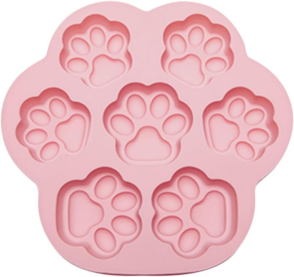 7-Cavity Silicone Cat Paw Mould Chocolate Fondant Ice Cube Tray Food Safe Baking Mold - Image 8