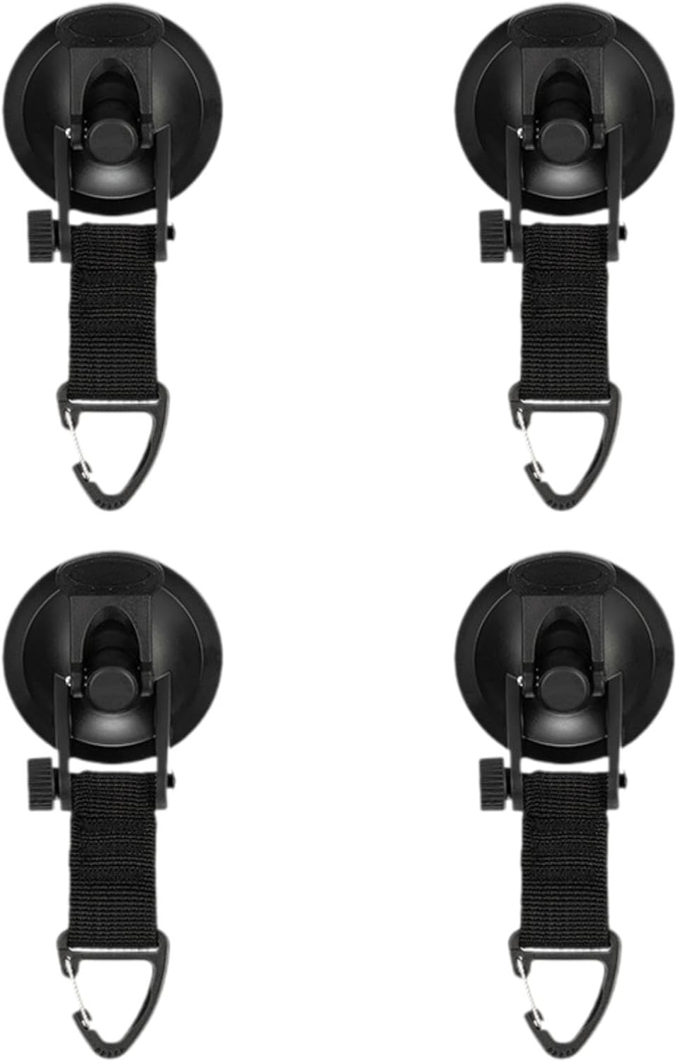 4 Pack Adjustable Strap Hooks for Tarp Tent Secure Attachment Multi Functional - Image 1