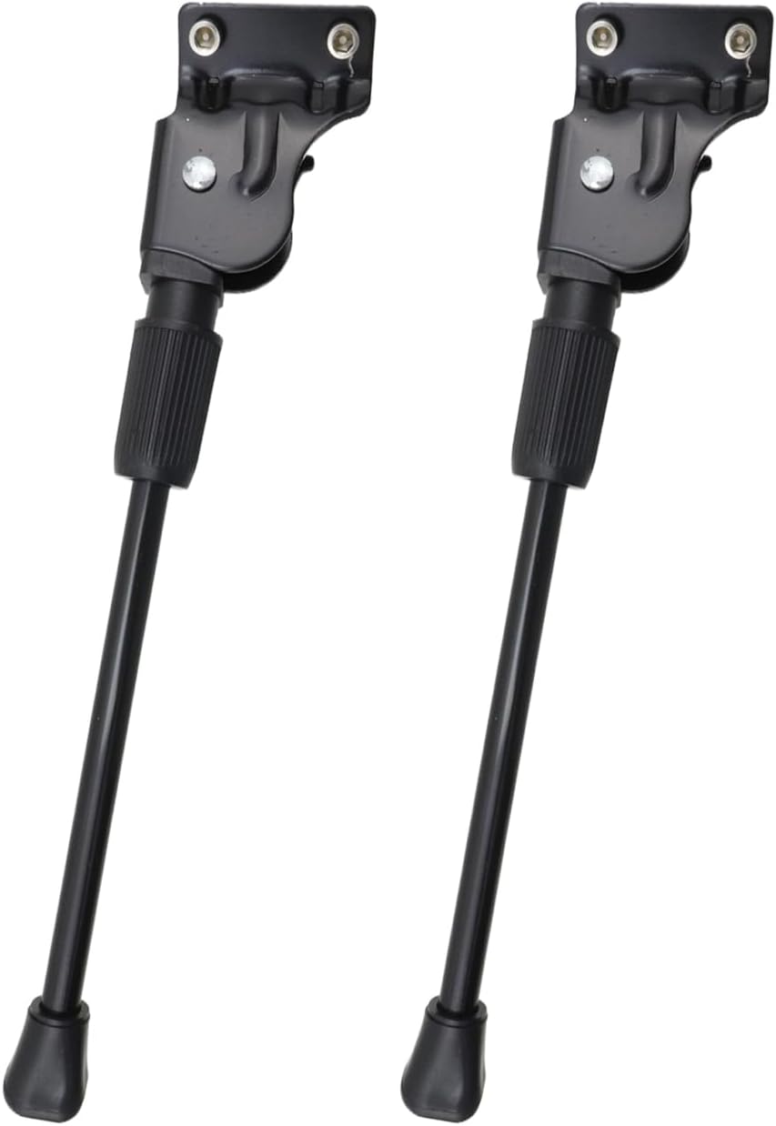 26 Inch Adjustable Aluminium Rear Bike Stands 2 Pack Black - Image 1