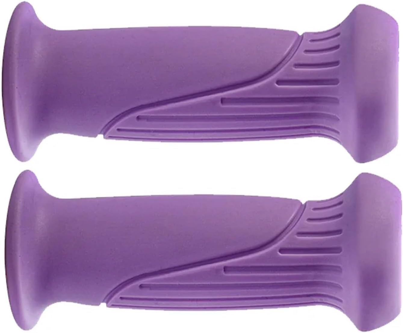 Comfortable Purple Bike Handlebar Grips Pair Non-Slip Cycling Handle Bar Covers - Image 1