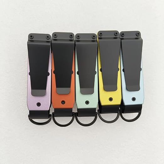 Compact Aluminium Key Organizer 2-6 Keys Yellow-Green Minimalist Key Holder for Car & Home - Image 5