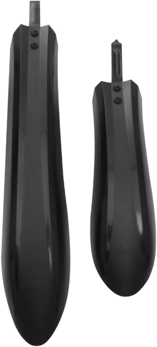 Adjustable Black Bicycle Mudguard Set - 1 Set - Image 1