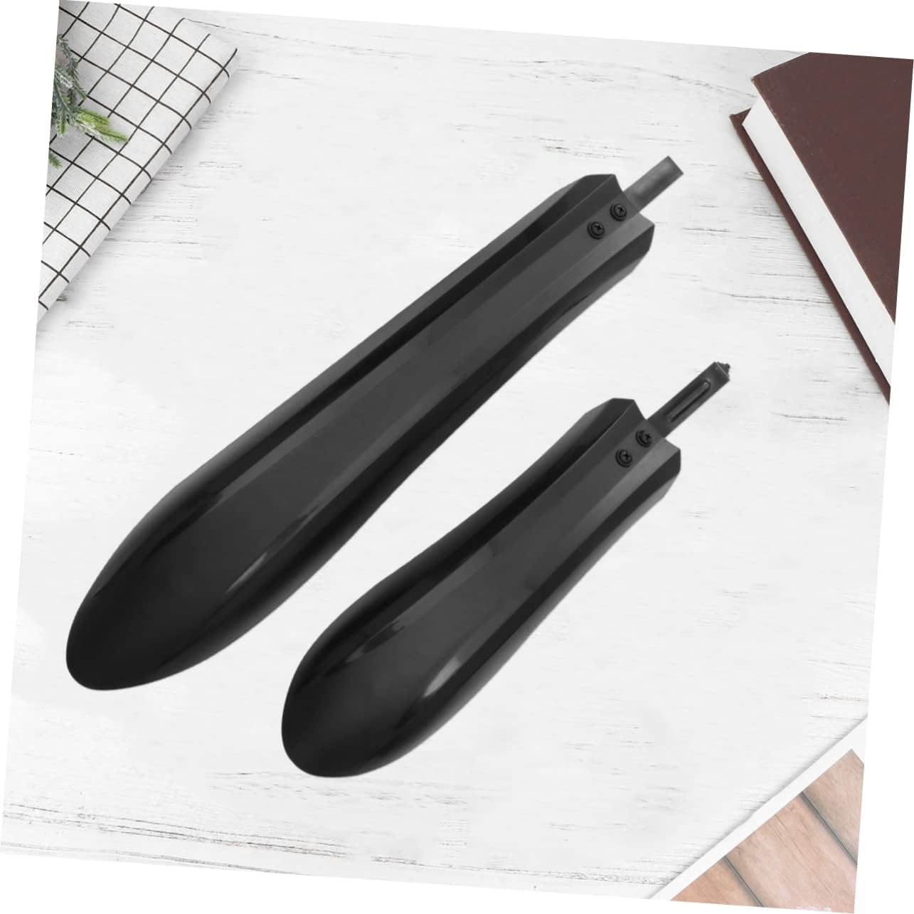 Adjustable Black Bicycle Mudguard Set - 1 Set - Image 4