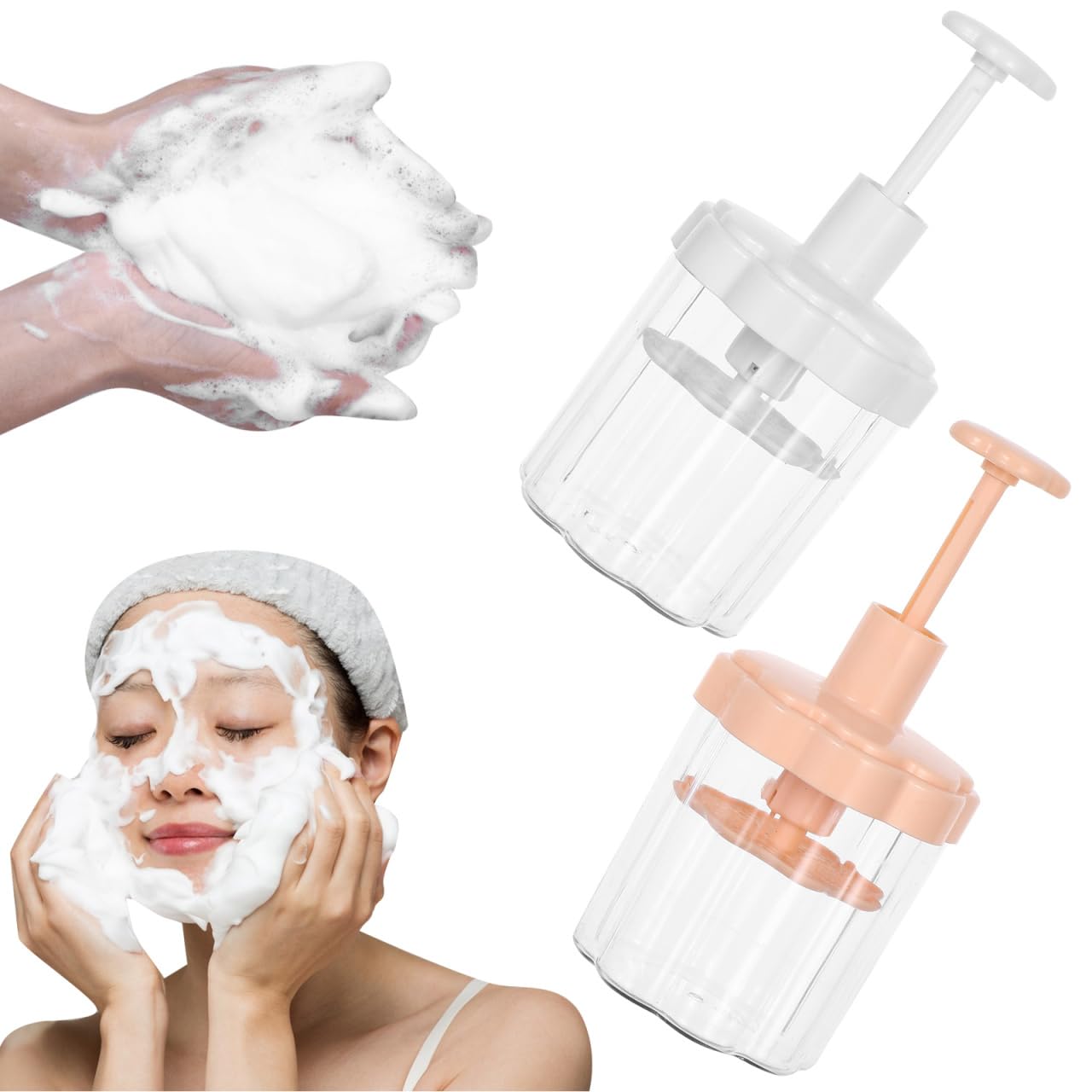 Portable Handheld Shower Soap Dispensers 2 Pack - Image 1