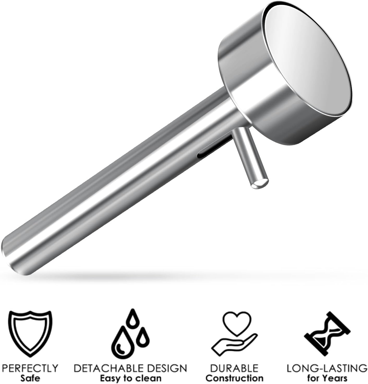 Professional Patty Maker with Thumb Grip - Perfect for Falafel Burgers and Meatballs - Image 3