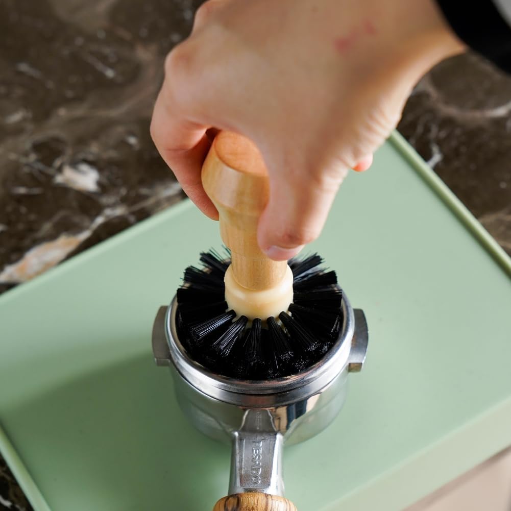 Barista Cleaning Brush for 58mm Handle Coffee Machine Cleaning Tool - Image 3