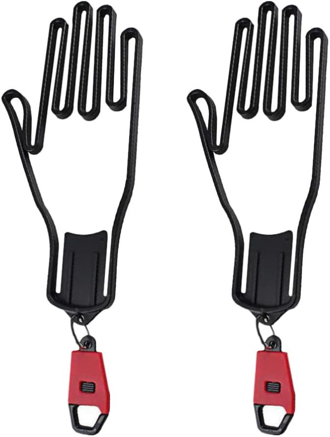 Golf Glove Holder Prevents Deformation and Protects Gloves Black 1 Pair - Image 1
